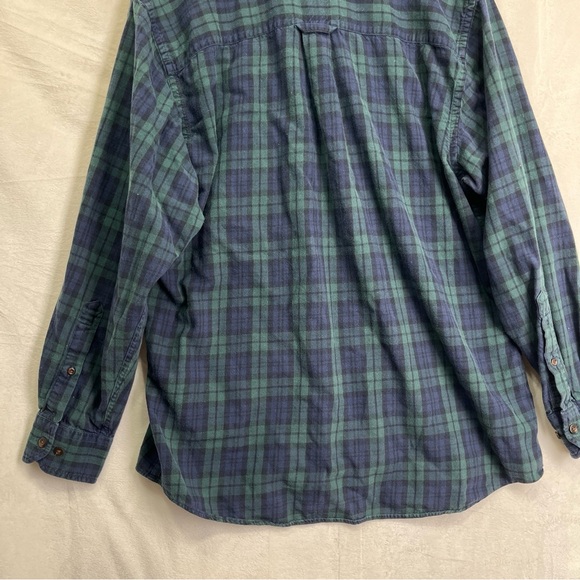 Pendleton Shirt Mens L Plaid Flannel Merino Wool Pima Cotton Canterbury Cloth - Picture 11 of 16